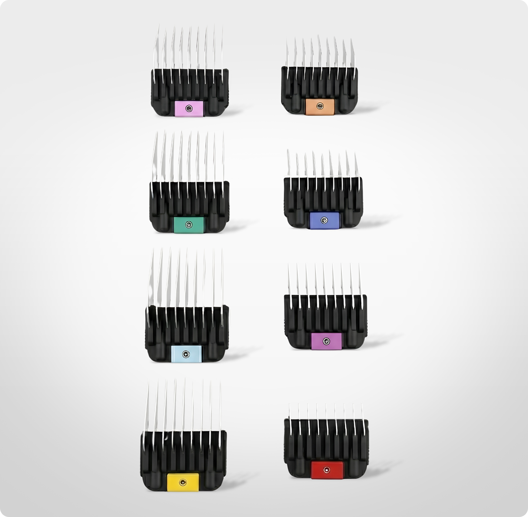 8 Piece Metal Comb Set | A-Series & D-Series