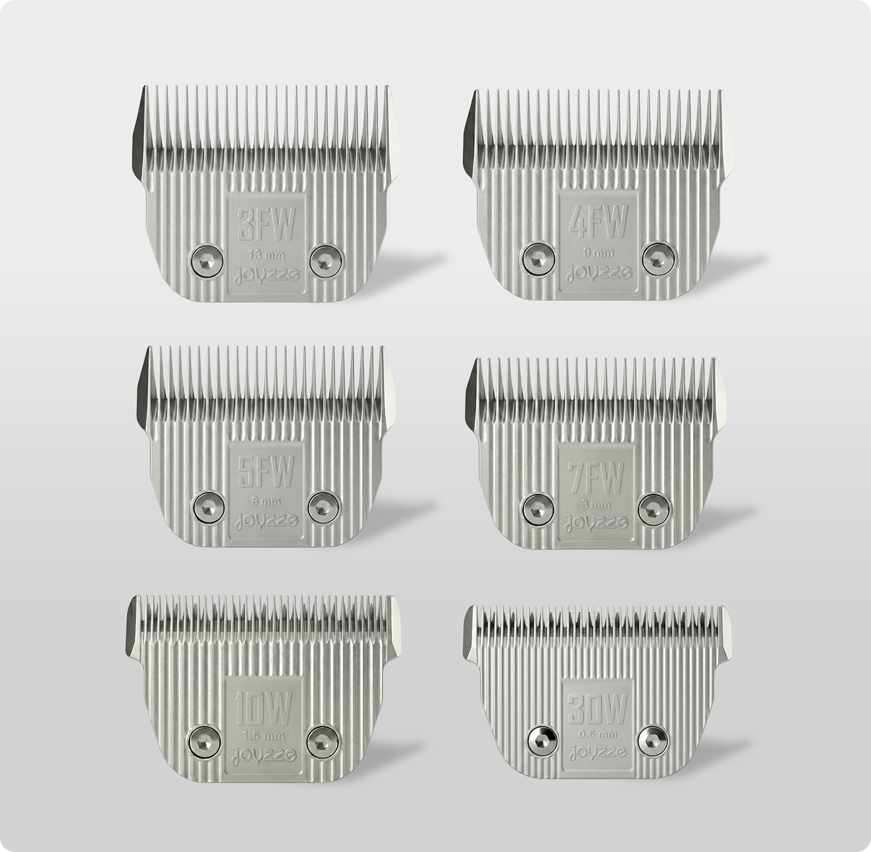 Wide Blades Set | 6-Piece