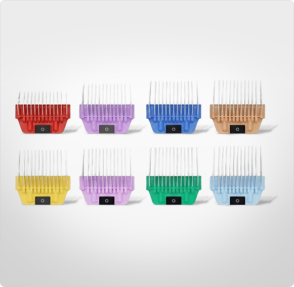 Wide Metal Combs Set | 8-Piece • A-Series