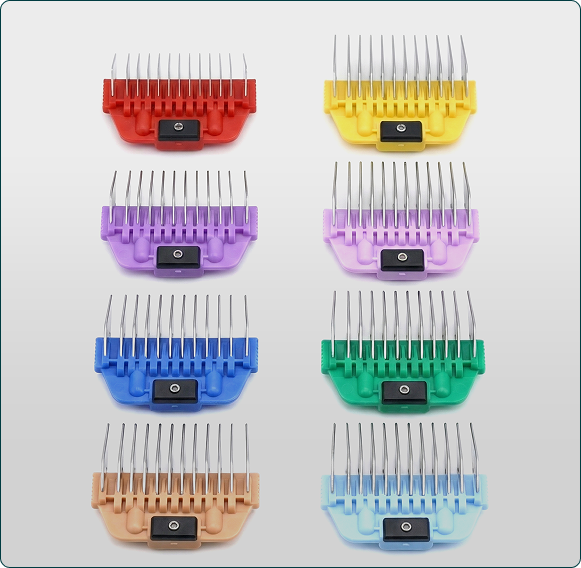 Wide Metal Combs Set | 8-Piece • A-Series