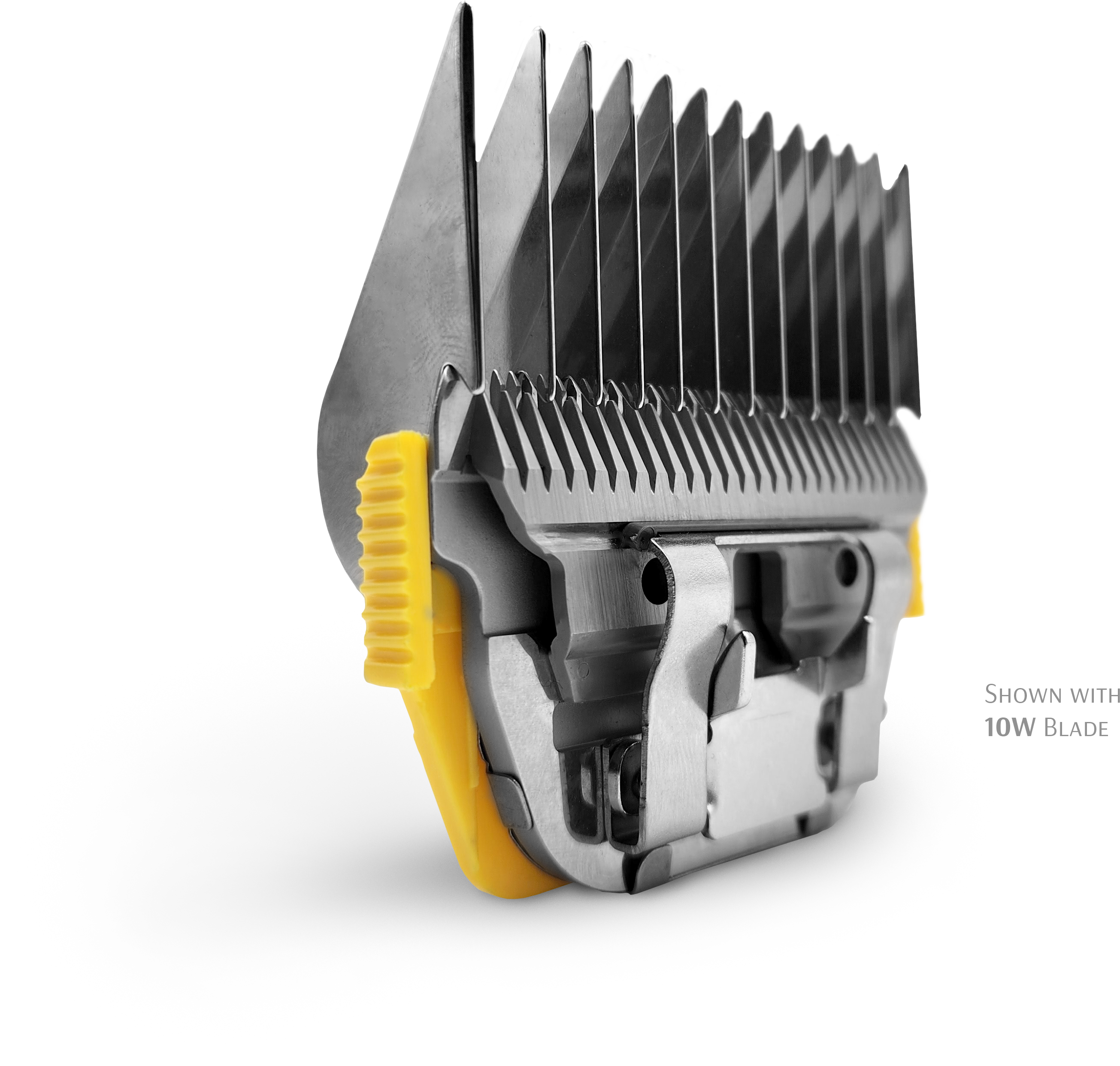 10w blade on wide comb